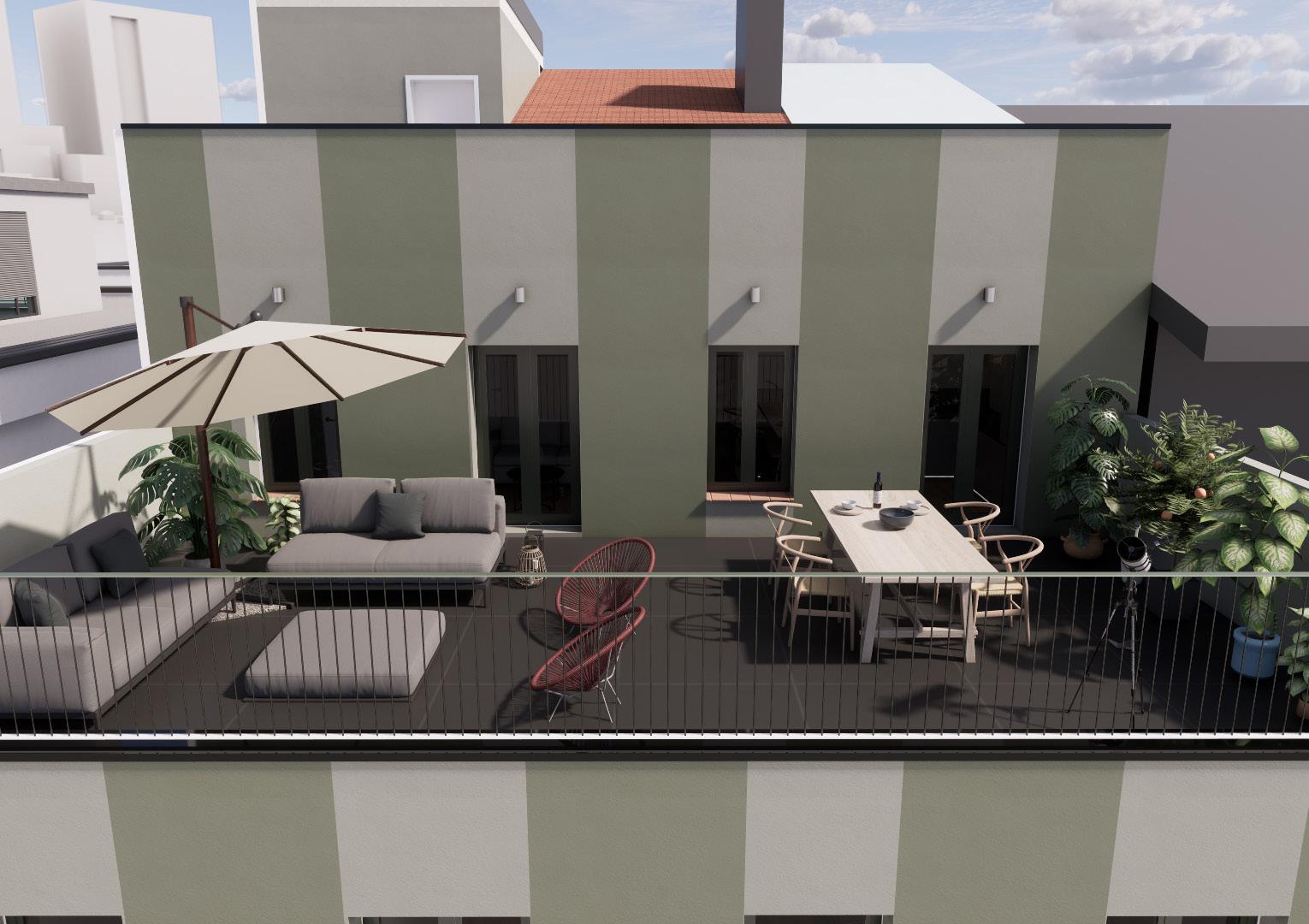 Terraza — Privadas según tipología