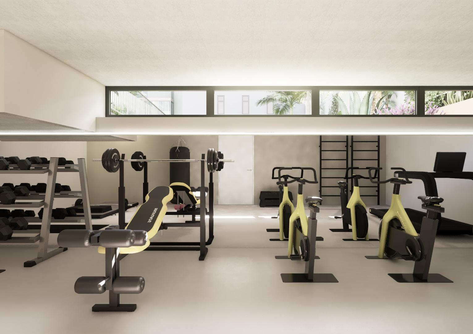 Gimnasio — Espacio polivalente en sótano