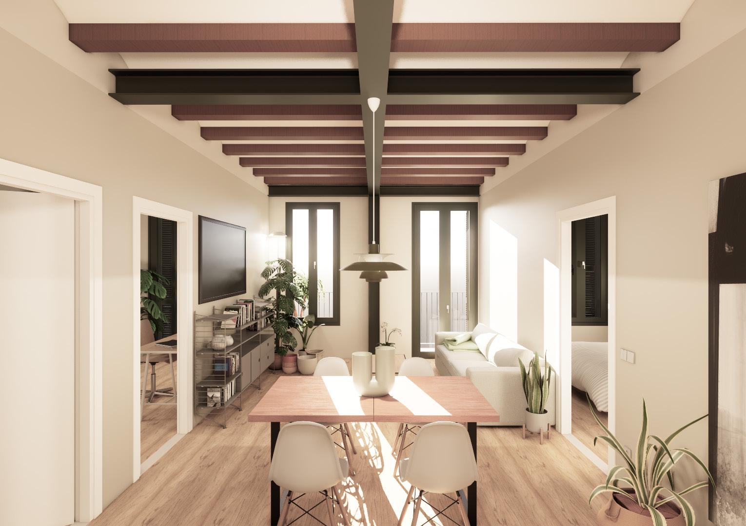 Interior con acabados de alta calidad